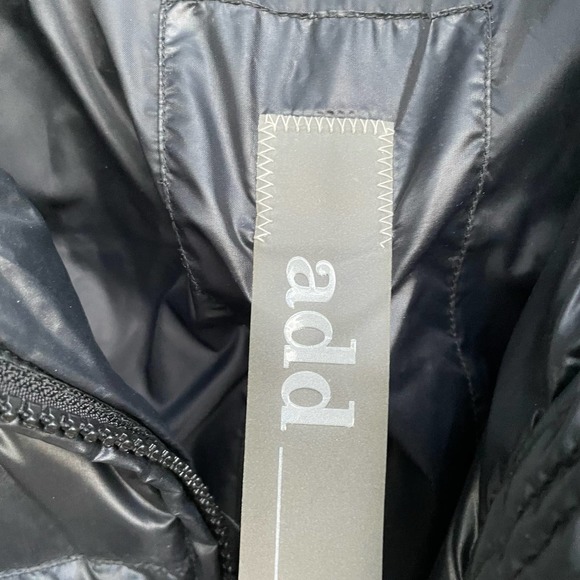 ADD Coat Goose Down Puffer Black US Size 2 Long ICON 10 Shiny - Picture 4 of 11